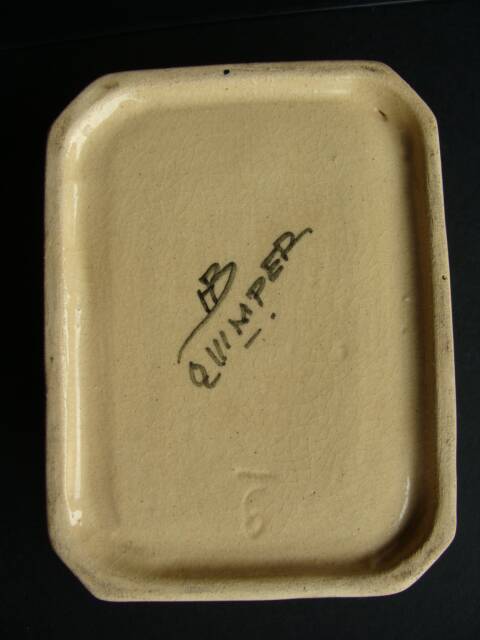 Rectangular HB Quimper trays