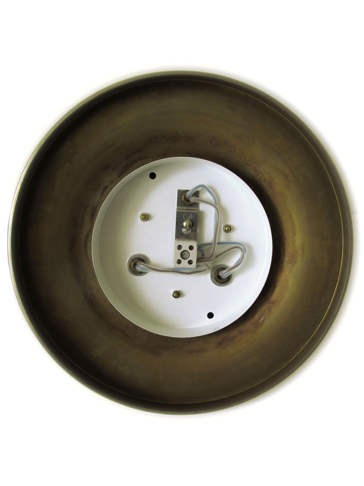 Brass ceiling light and Murano glass. GLASH-TTE LIMBURG. 1970