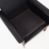 Fauteuil en cuir par Hans Olsen