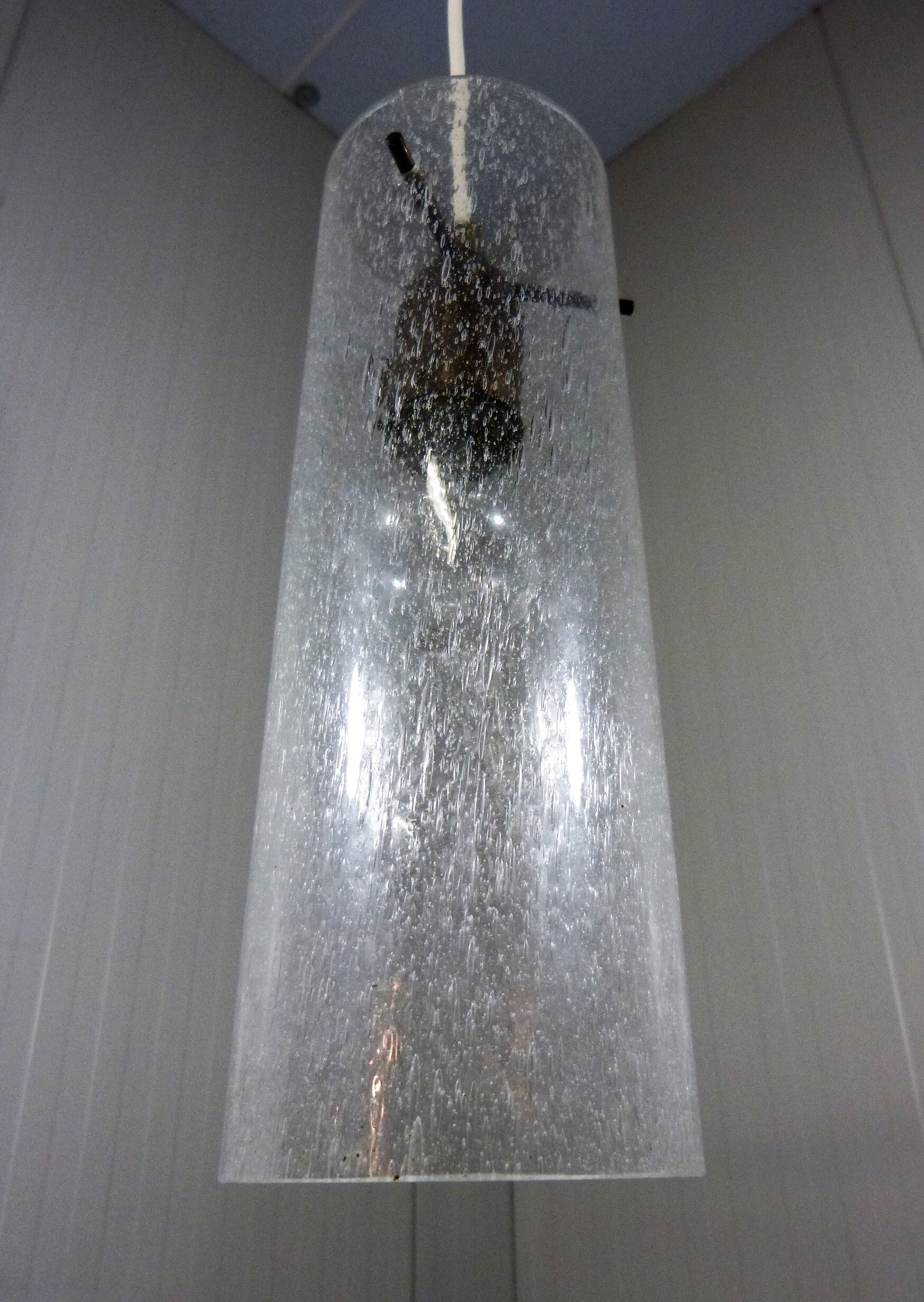 Glass hanging lamp Kaiser Leuchten, 1960’s
