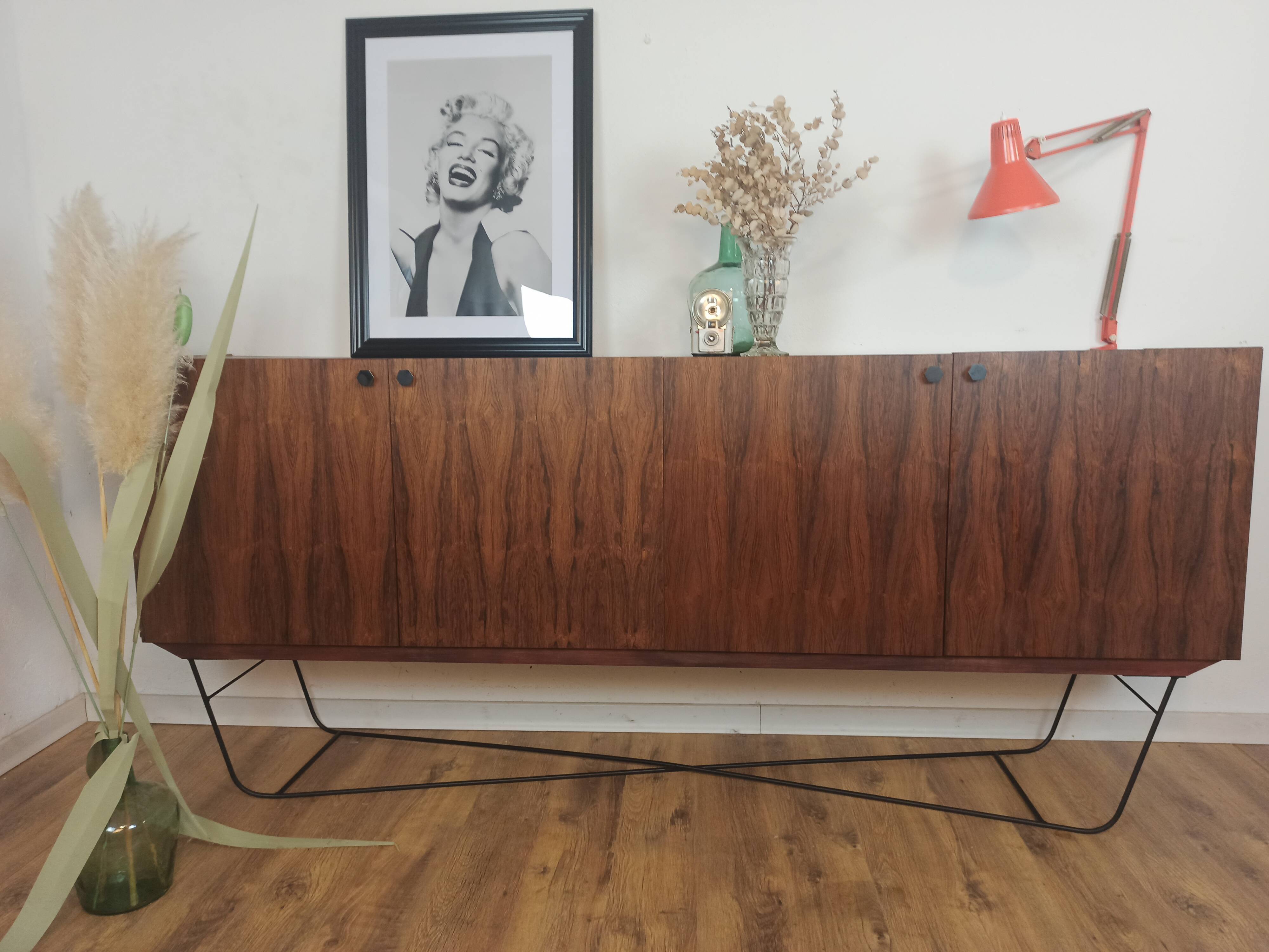 Scandinavian rosewood teak row
