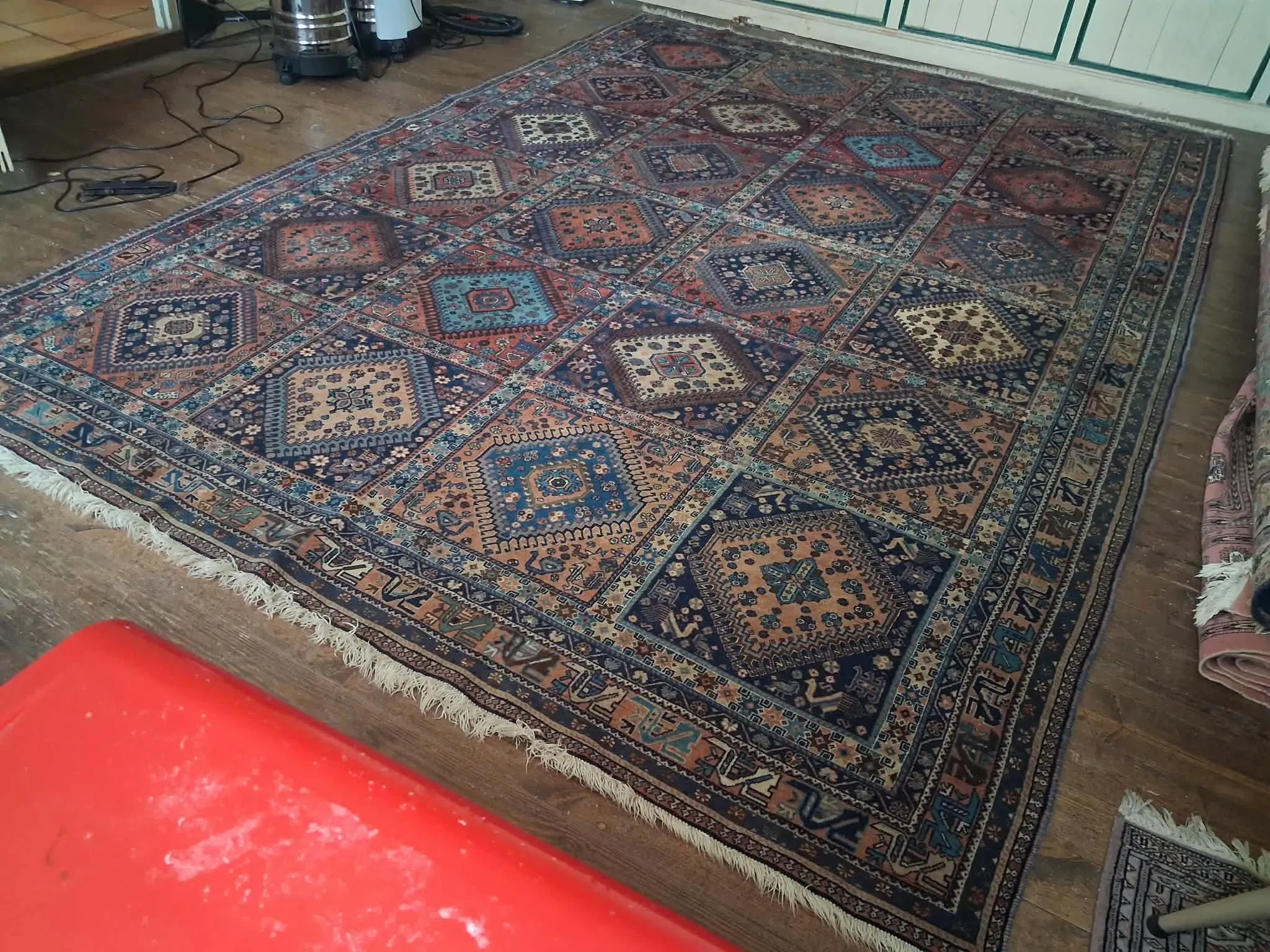 Handmade Persian Yalameh rug 370x261cm