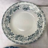 Set of 4 old hollow plates