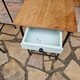 2 vintage bedside tables