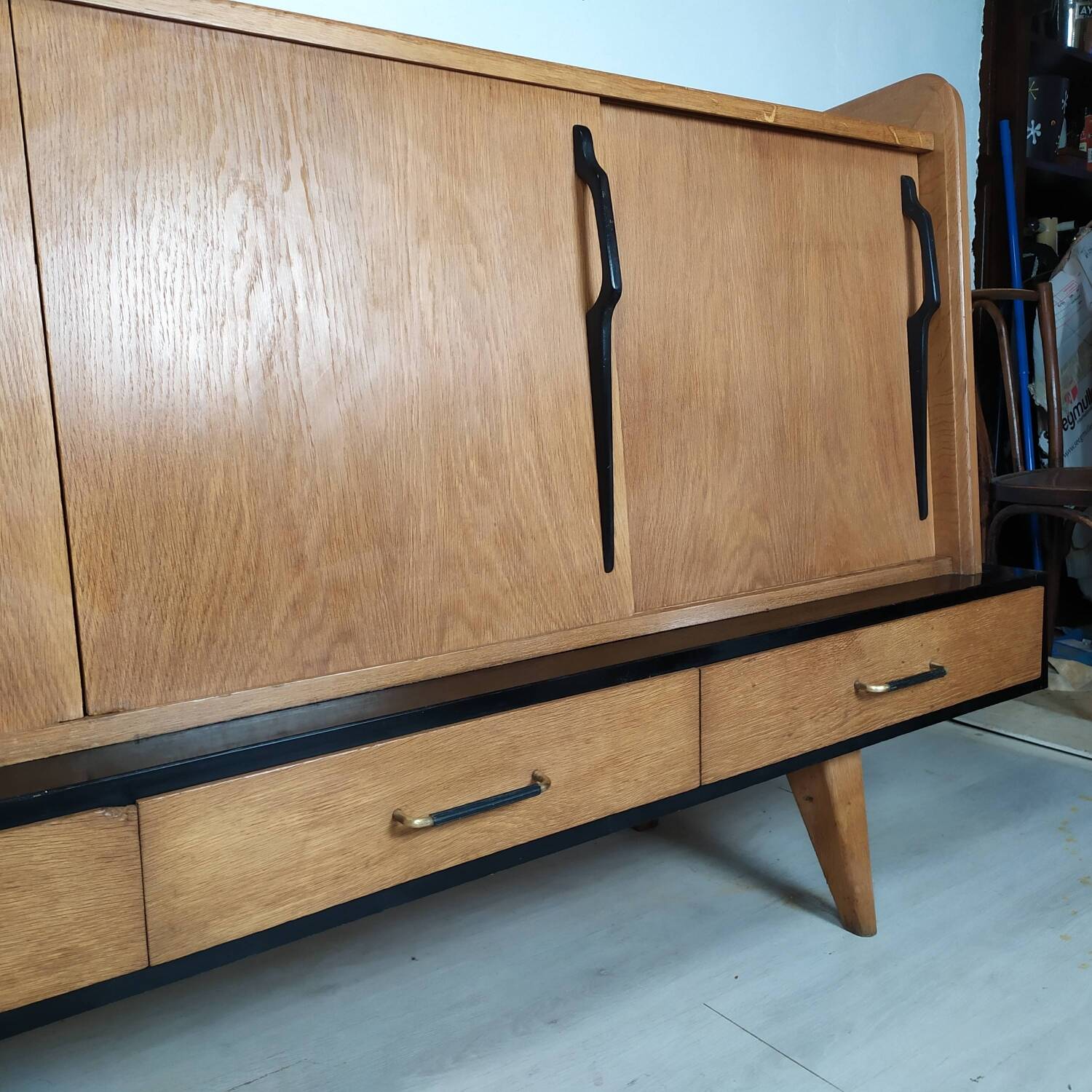 Vintage oak enfilade
