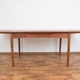 Mid-Century Danish Teak Extendable Dining Table, 1960s