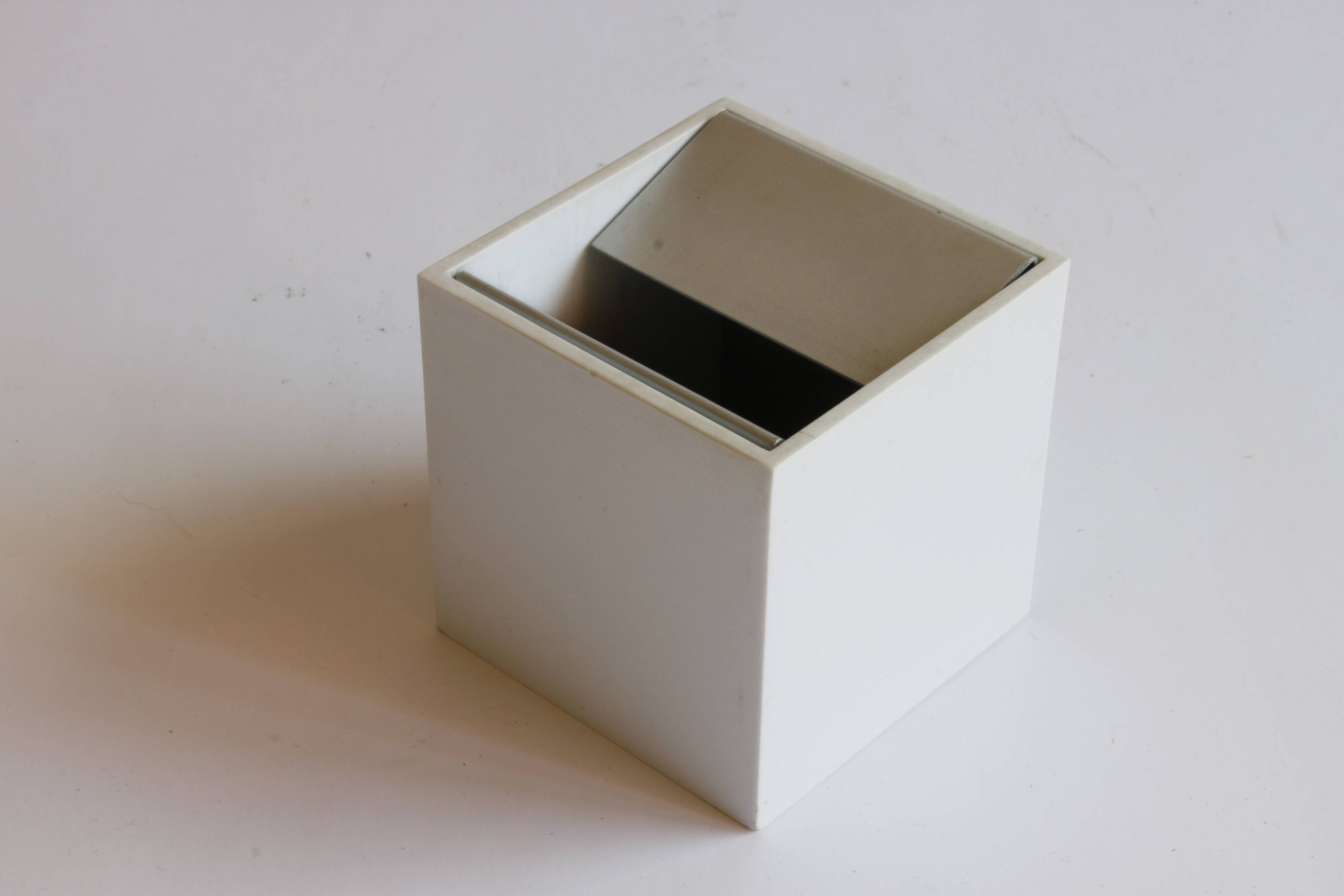 Bruno Munari Cubo L ashtray for Danese, 1957