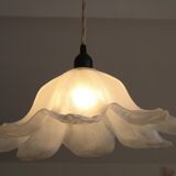 Large glass "flower" pendant light