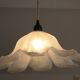 Grande suspension "fleur" en verre