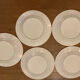 Blue floral earthenware dessert plates