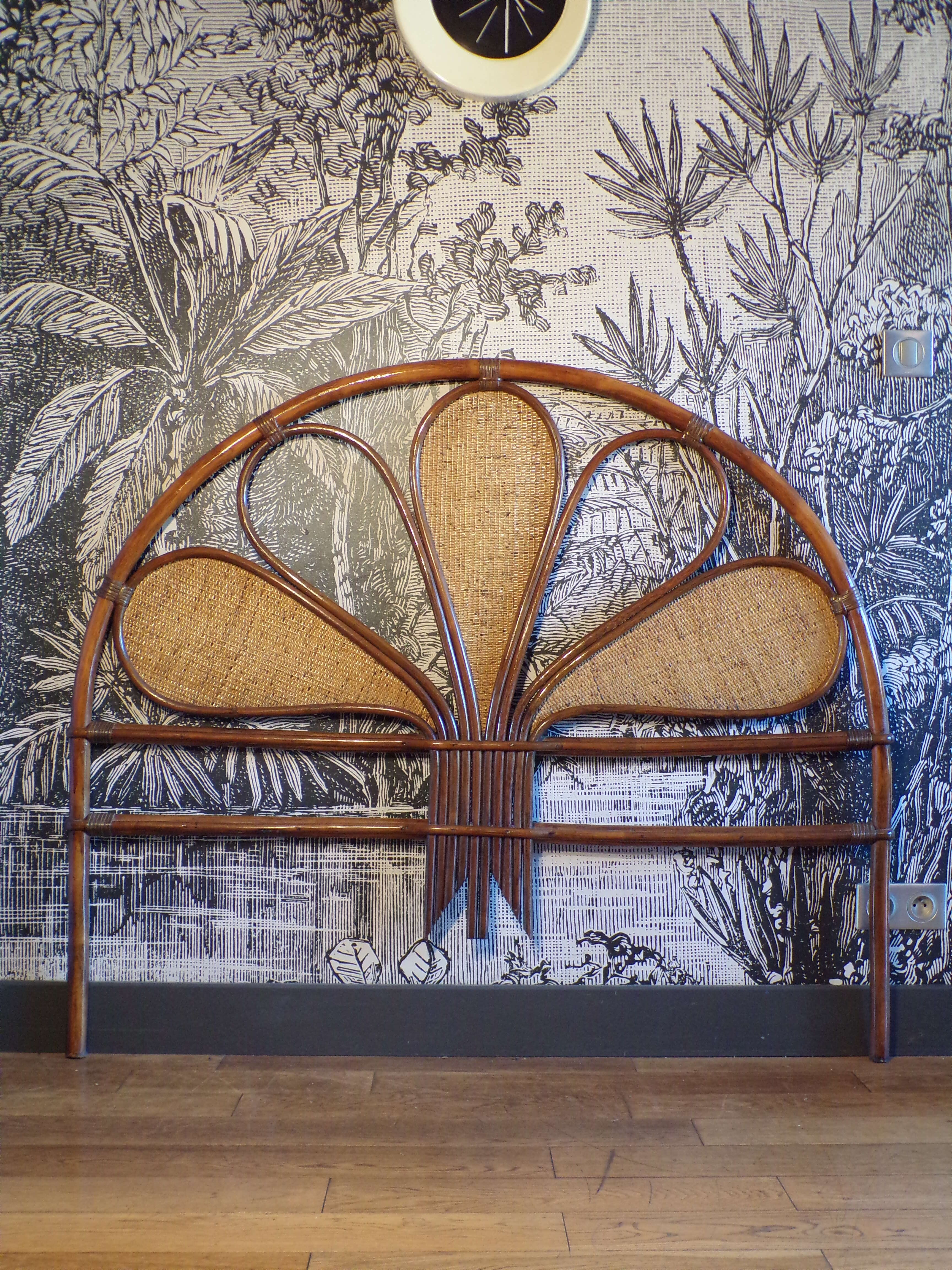 Vintage Peacock headboard 140cm