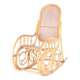 Chaise à bascule en rotin