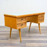 1950s desk, beech/resopal. Manufacturer: Ekawerk