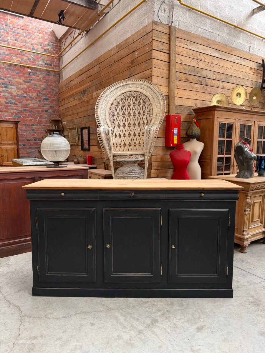 Cherry wood buffet from the late 19th century.