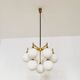 Mid Century brass Sputnik chandelier by Kaiser Leuchten