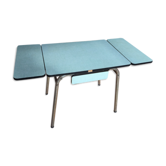 Vintage water green formica table