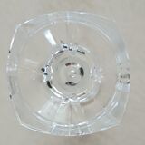 Soliflore en verre taillé