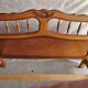 Solid wood style bed 140