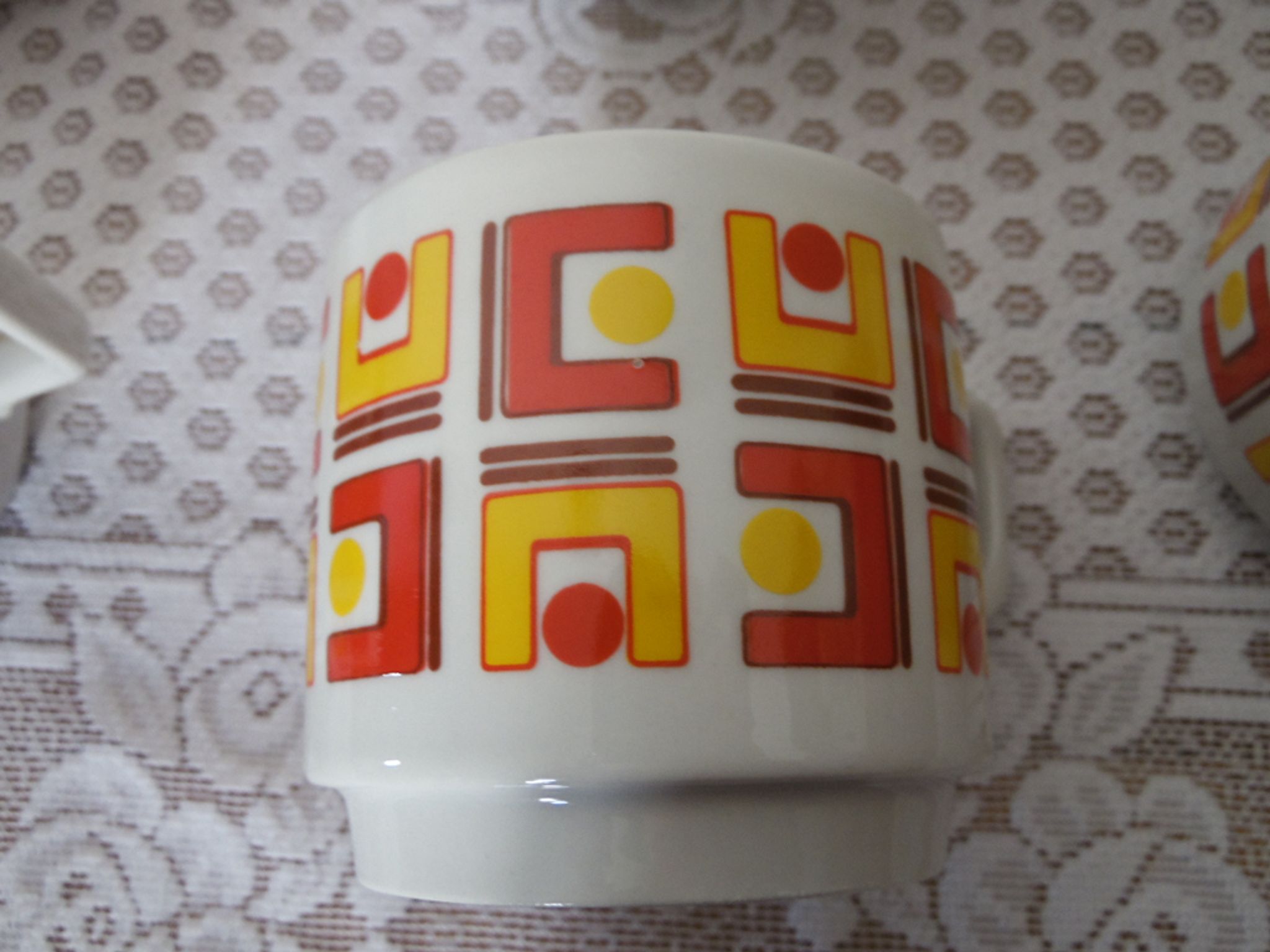 6 vintage Tognana cups 70's