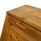 Vintage pine secretaire workstation desk, 1980s design