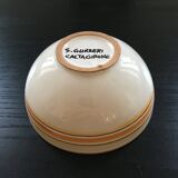 Italian bowl painted lemon decor