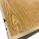 Vintage wooden shoe cabinet / drop-leaf furniture