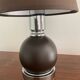 Space Age lamp in chrome metal