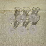 Crystal champagne flutes
