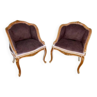 Armchairs Louis XV style