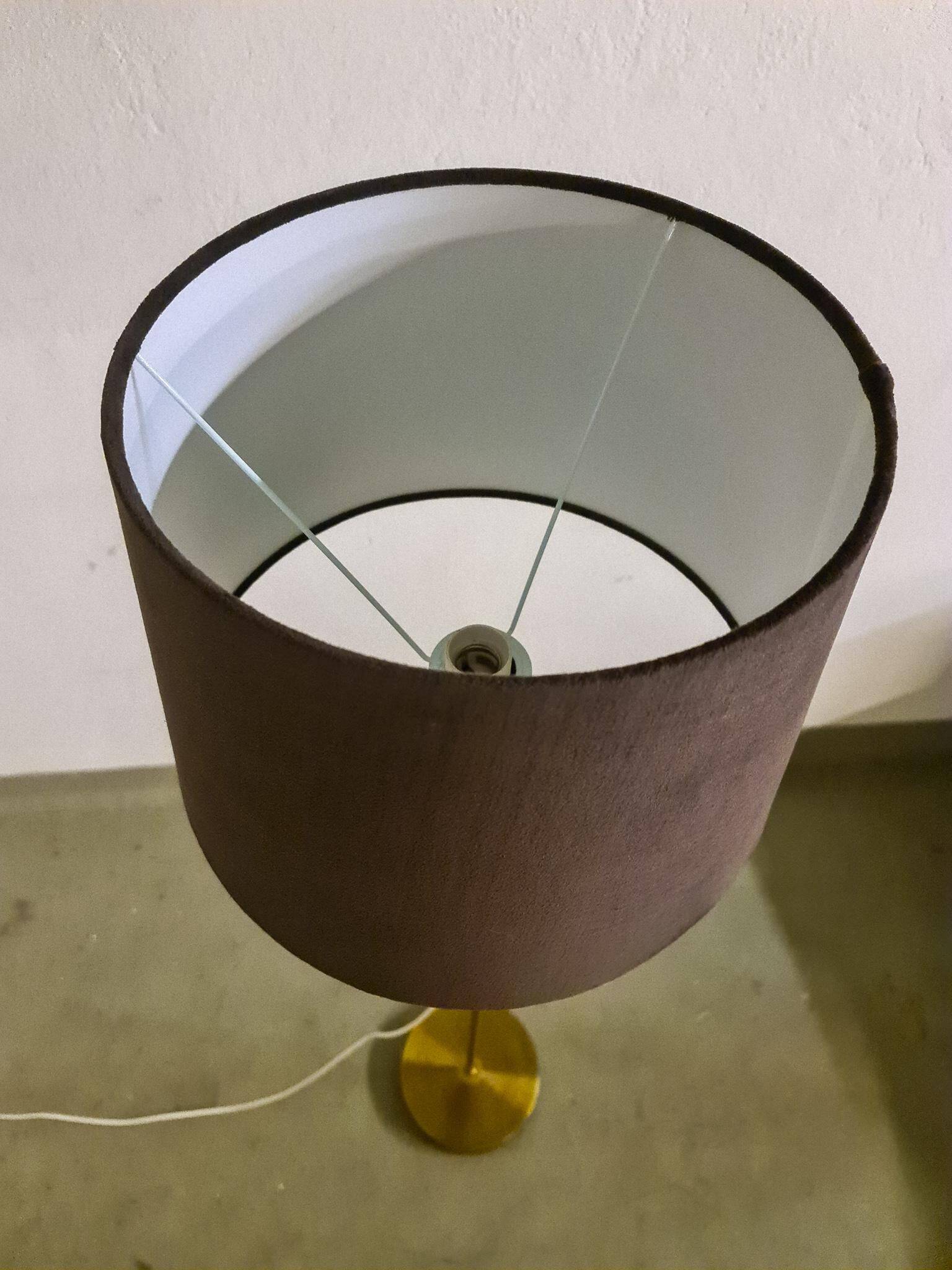 Mid-century brass floor lamp by Falkenbergs Belysning, Sweden, 1960s.