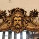 grand miroir doré Napoleon III au masque