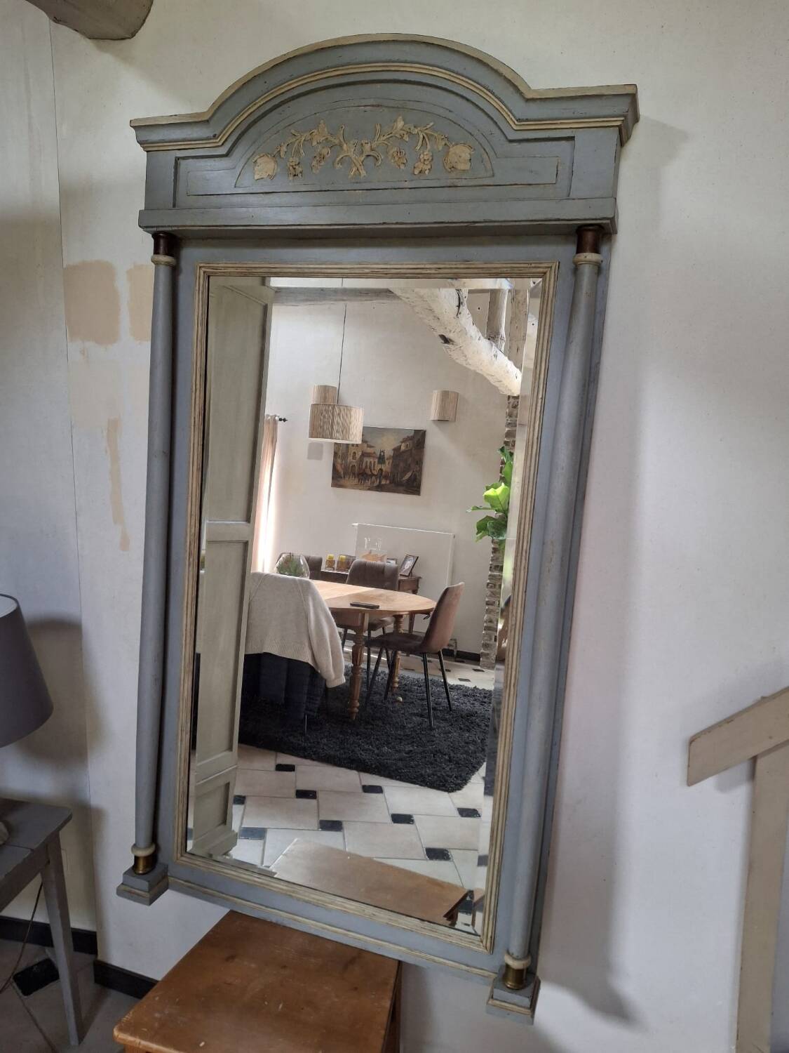 Antique trumeau