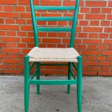 Lot de 4 chaises en bois dans le modèle italien de Chiavari