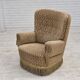 1960s, Danish armchair, furniture velour, beech wood.