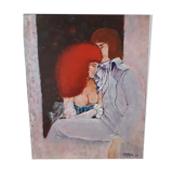 Painting painter Rosemary, The Romantics