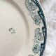 Round ironstone dish "Milan" Creil and Montereau