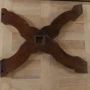 17th-century French oak refectory table / trestle table – 240 cm