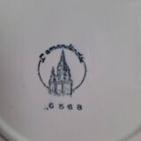 Blue vintage dinner plates