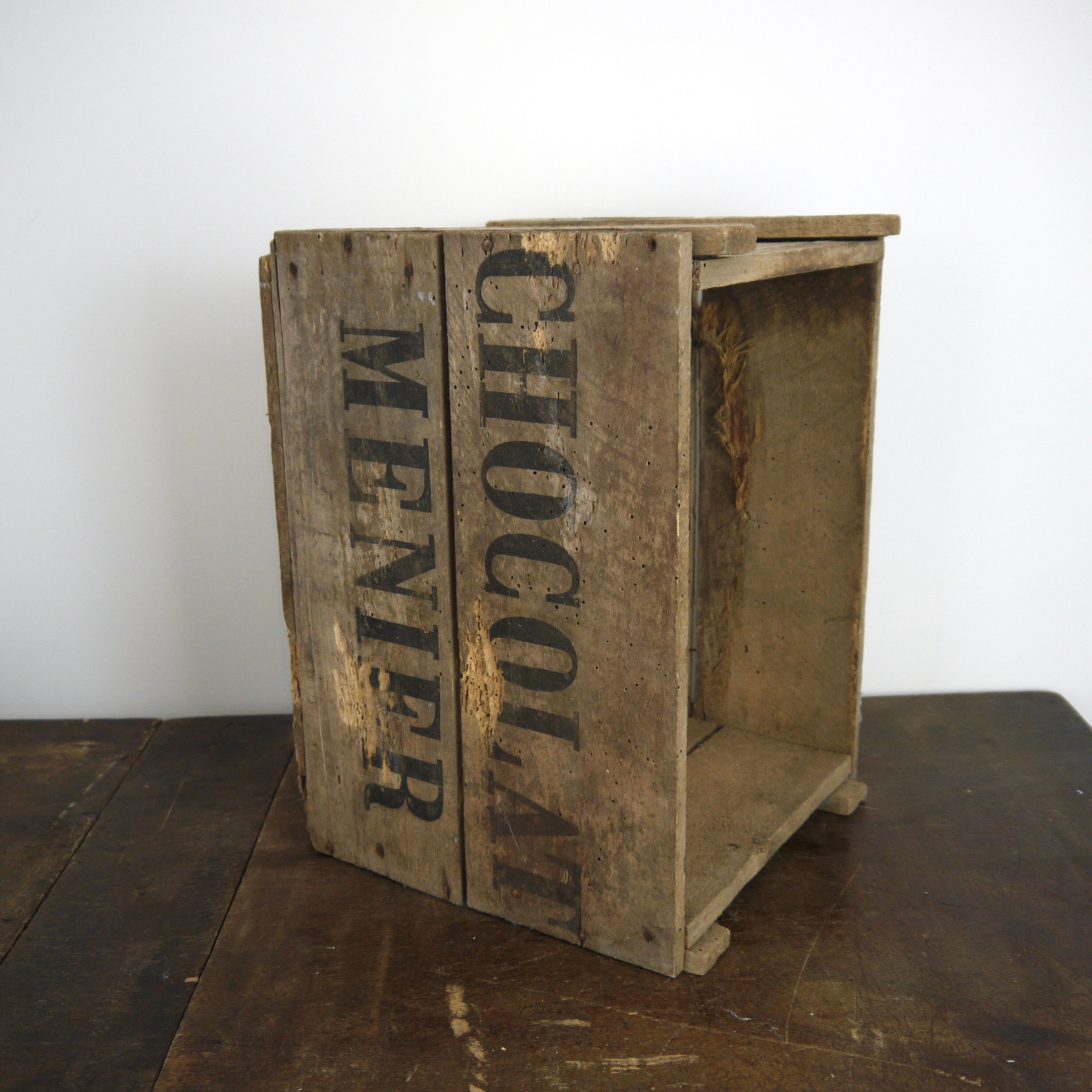 Meunier Chocolate wooden box