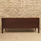 Vintage Scandinavian design sideboard with tambour doors