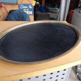 Old brass serving tray