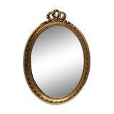 Dutch Wood with Beveled Louis-Philippe Style Mirror labeled Pieterman, 1950