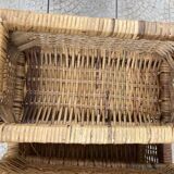 Vintage rattan chiffonier