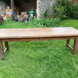 Large old rectangular oak table