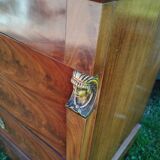 Commode ancienne Empire, plateau en marbre
