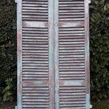 Paire de volets à persiennes H220xL120cm