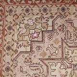 Tapis persan heriz laine et soie fait main 152x203 cm2