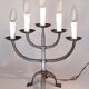 Brutalist 5-light candelabra 1950/1960.