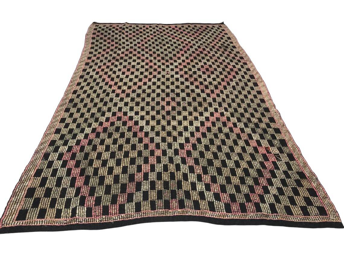 Antique Oushak Turkish Wool Kilim