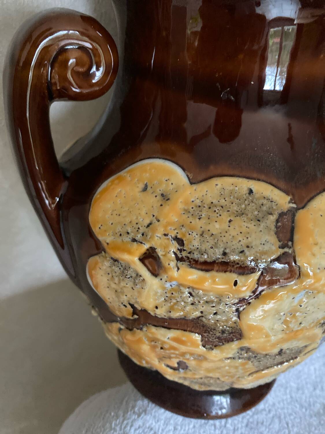 Vase écume de l’océan vintage